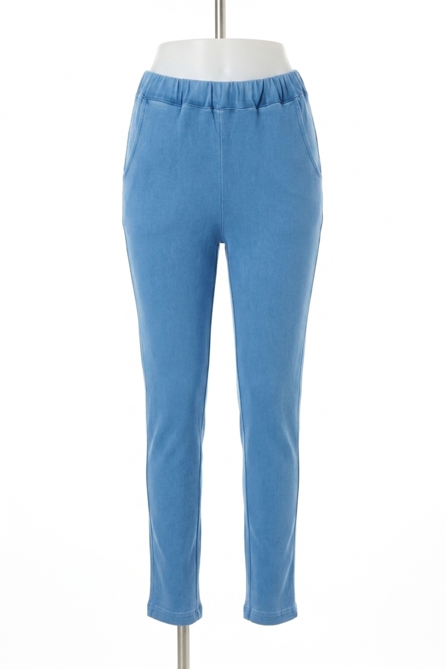 NEW ANGEL APPAREL stonewash pant in light blue